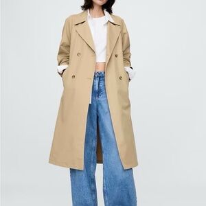 GAP Icon Double-Breasted Trench Coat